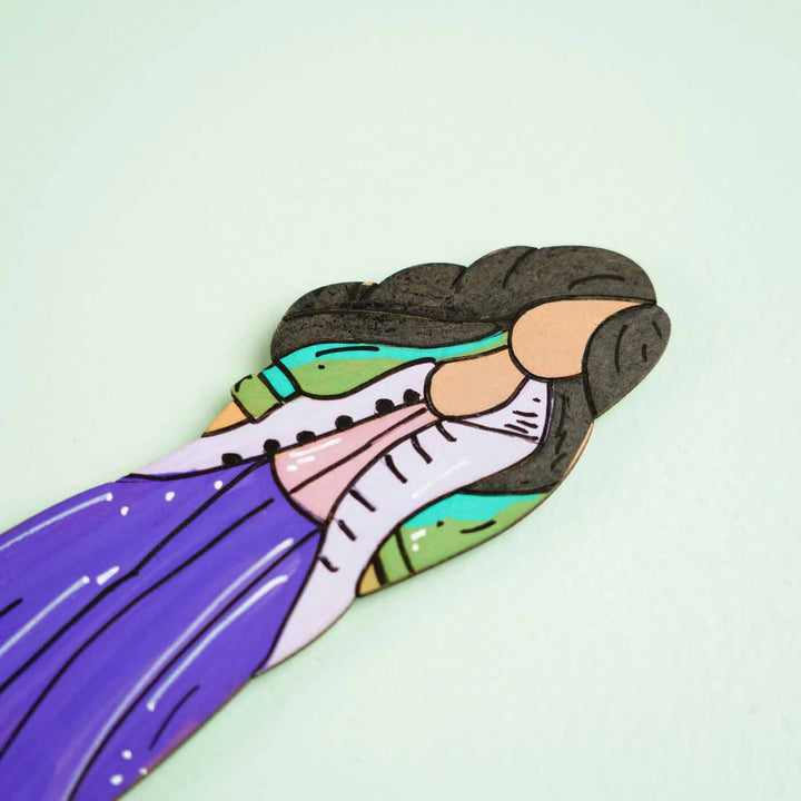 Hand-painted Cute Illustrated MDF Wood Fridge Magnet