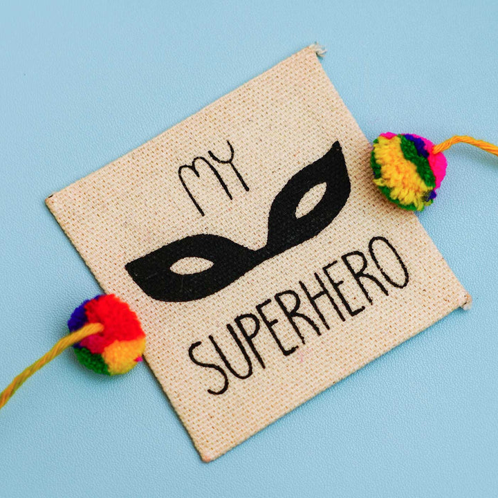 Eco-Friendly Fabric Painting DIY Rakhi Hamper With Rice & Roli