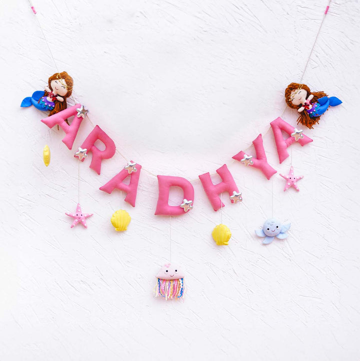 Handcrafted Personalized Themed Bunting For Kids - Mystique Mermaid