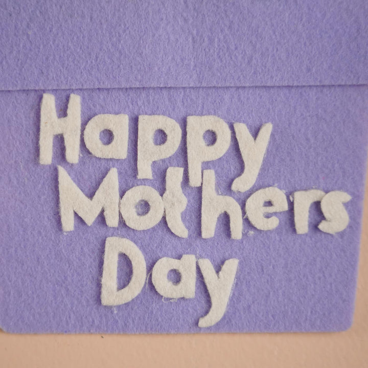 Handmade "Happy Mother's Day" Planter Theme Felt Fridge Magnet