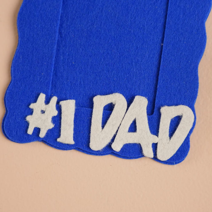 Handmade Superdad Theme Felt Fridge Magnet