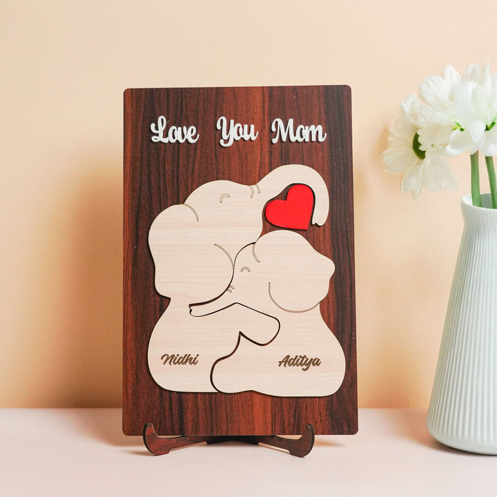 Personalized Mother's Day Theme Wooden Decorative Plaque