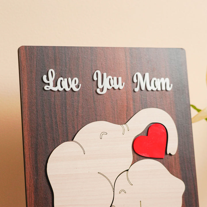 Personalized Mother's Day Theme Wooden Decorative Plaque