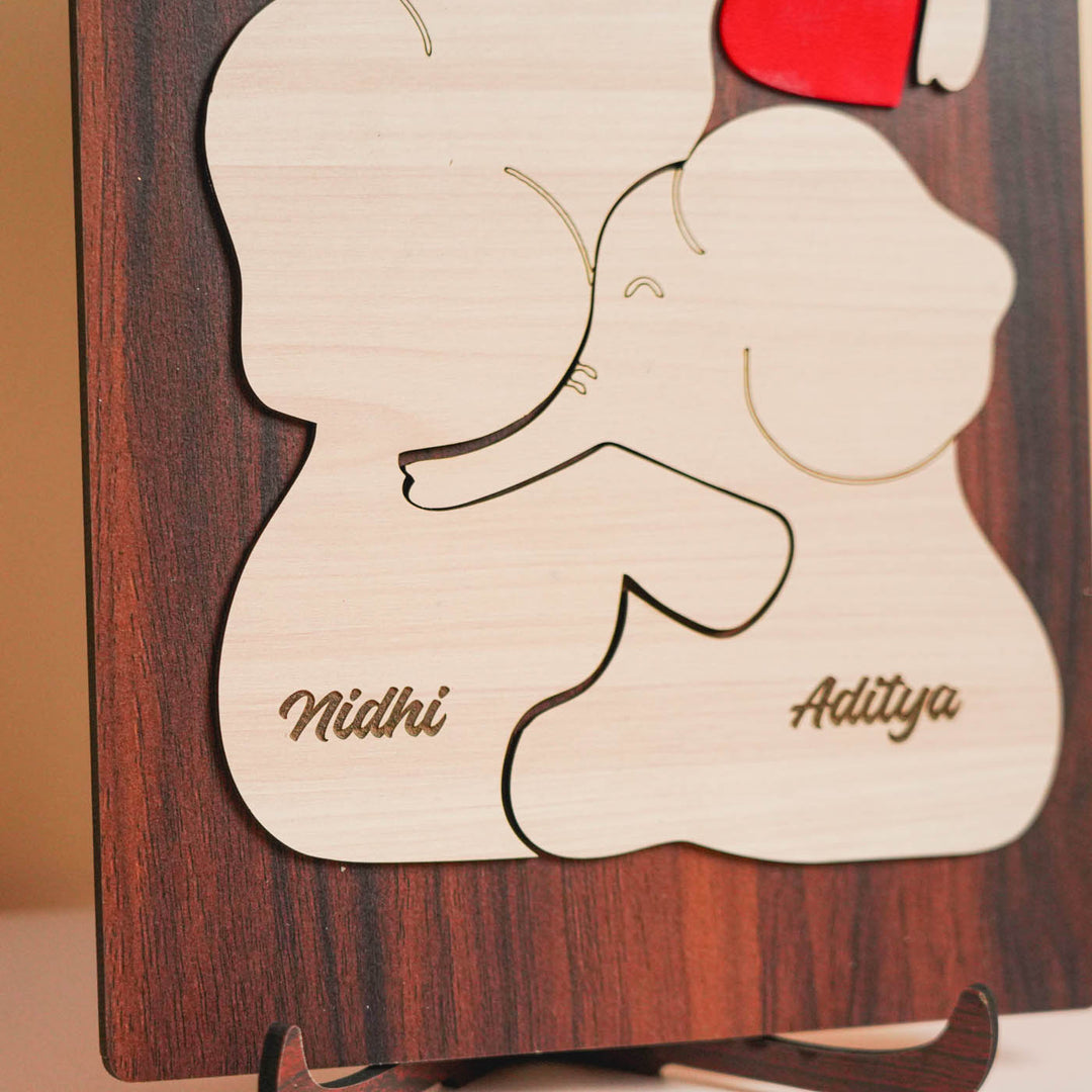 Personalized Mother's Day Theme Wooden Decorative Plaque