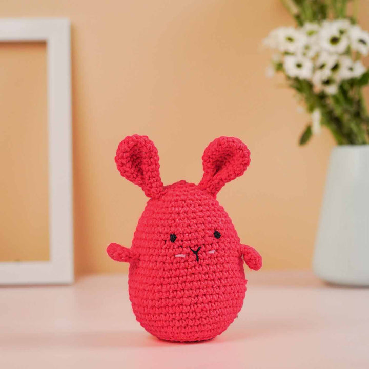 Handmade Crochet Bunny Theme Desk Toy