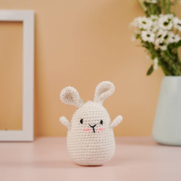 Handmade Crochet Bunny Theme Desk Toy