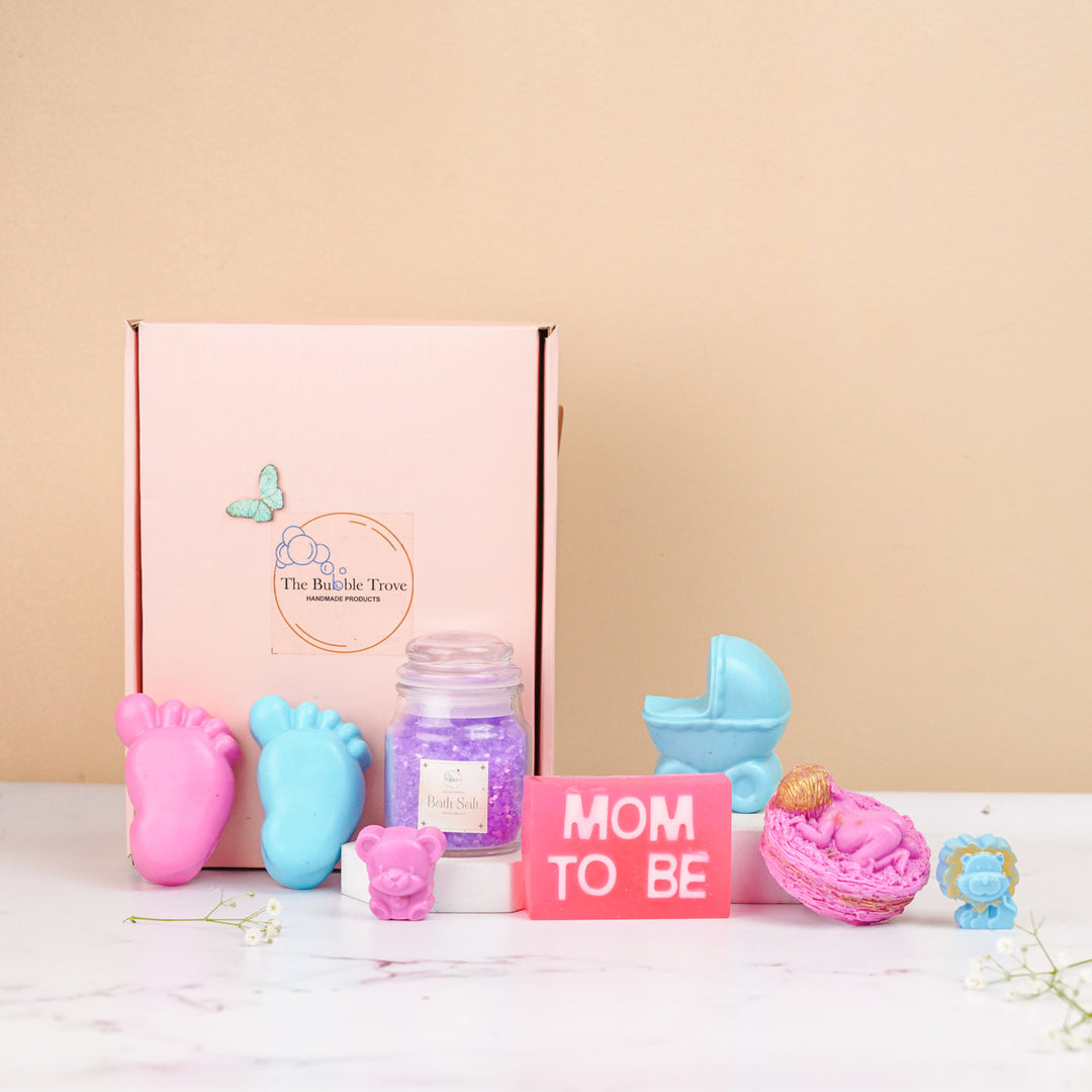 Handmade Baby Shower Gift Hamper | Set Of 9