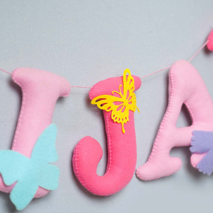 Handcrafted Personalized Unicorn Theme Felt Bunting