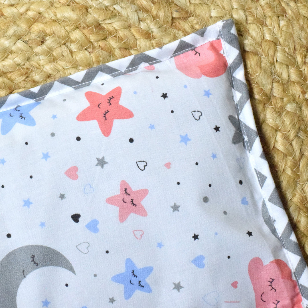 Dreamy Blush Skies Memory Foam Baby Pillow