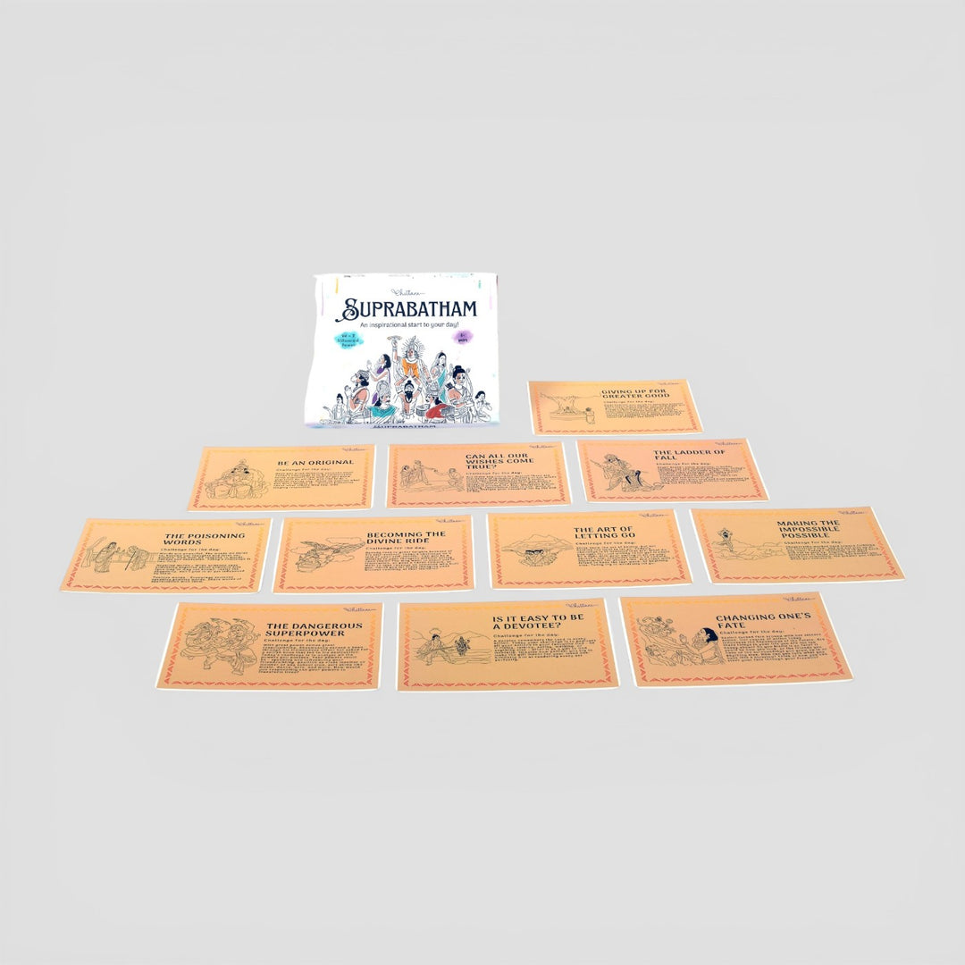 Suprabhatam - Vol.2 | Daily Reflection Cards for Kids Mindfulness & Values | 8+ Years