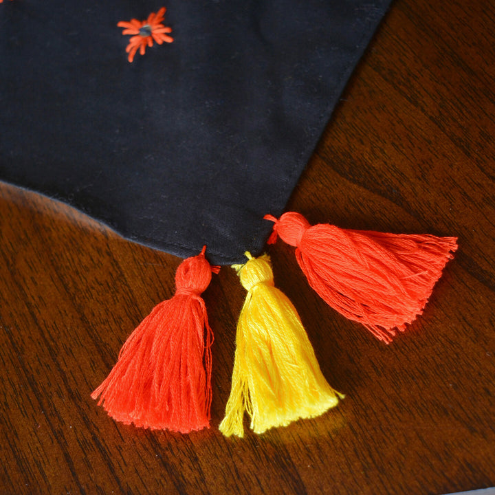 Orange Sienna Cotton Table Runner