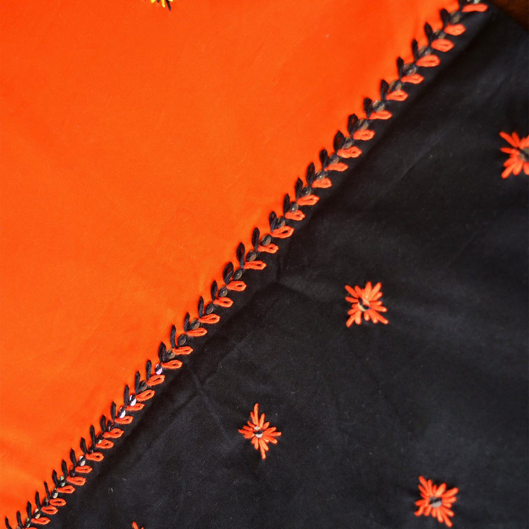 Orange Sienna Cotton Table Runner