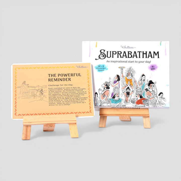 Suprabhatam - Vol.2 | Daily Reflection Cards for Kids Mindfulness & Values | 8+ Years