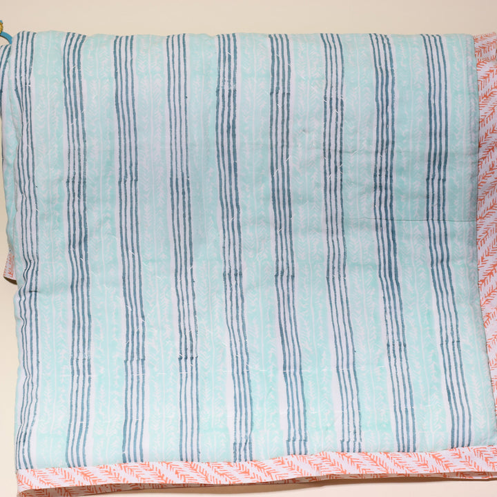 Hand Block Printed Baby Elly Quilt/Comforter