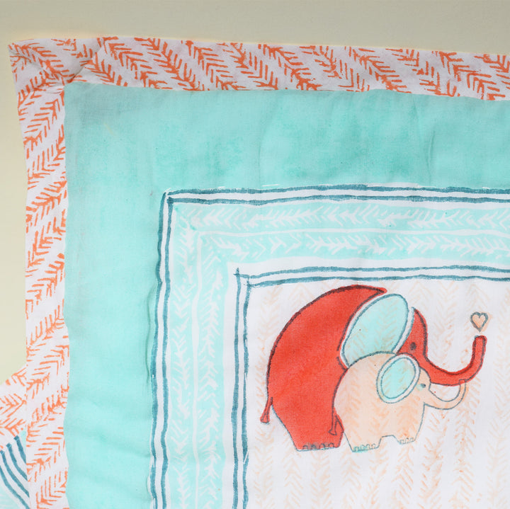 Hand Block Printed Baby Elly Quilt/Comforter