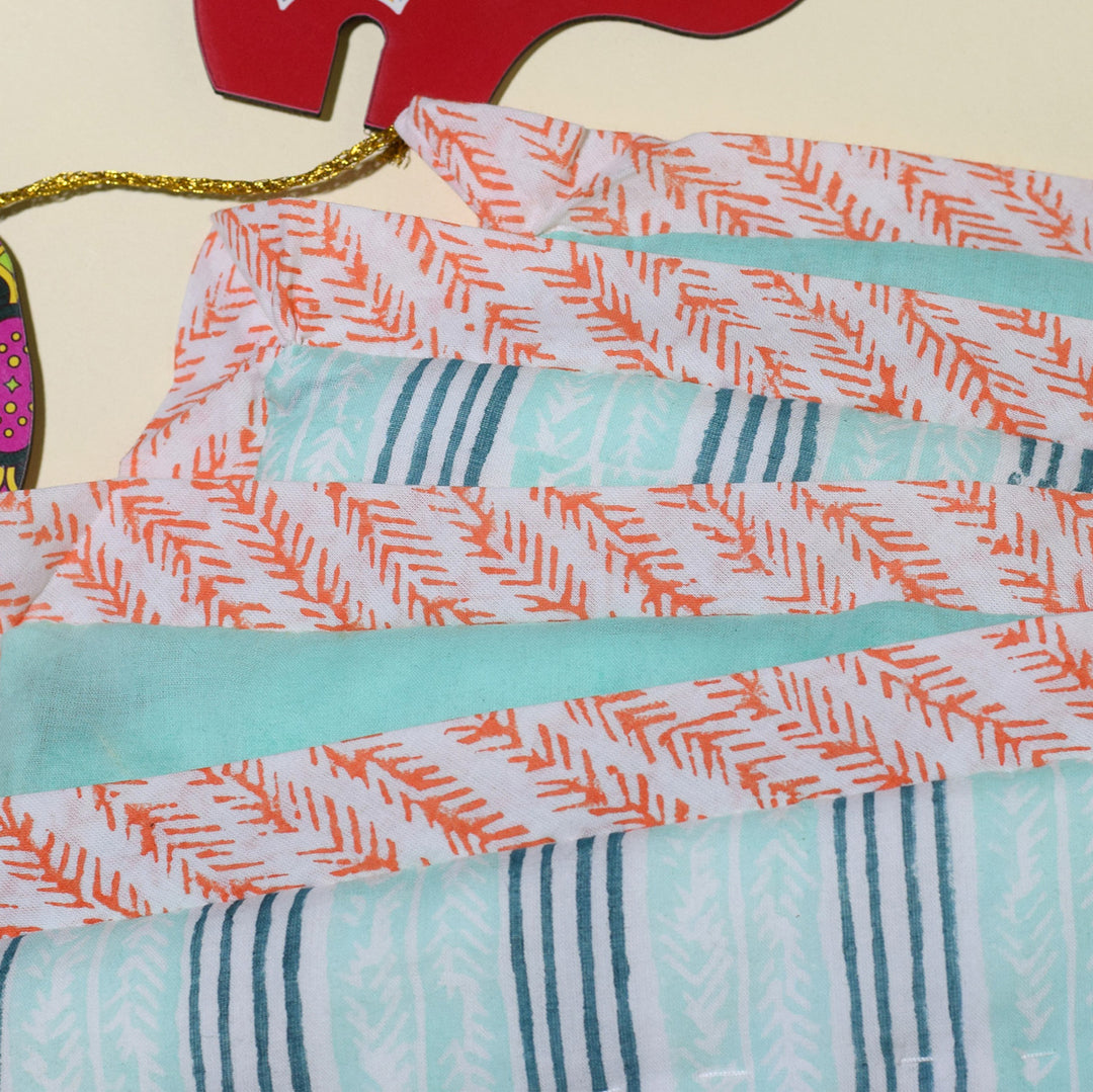 Hand Block Printed Baby Elly Quilt/Comforter