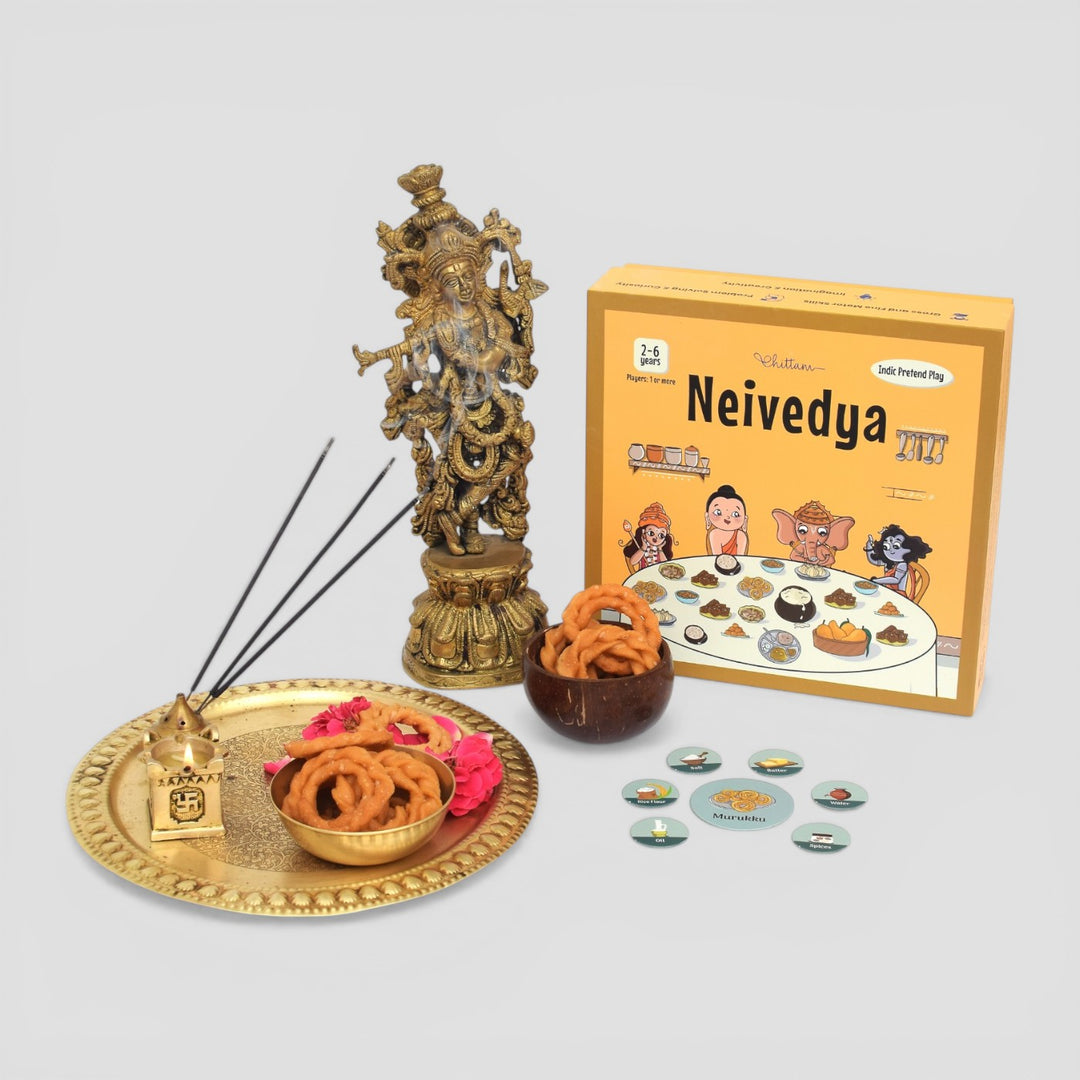Neivedya | Indic Pretend Play Kit for Kids | Culture & Learning | 2–6 Years
