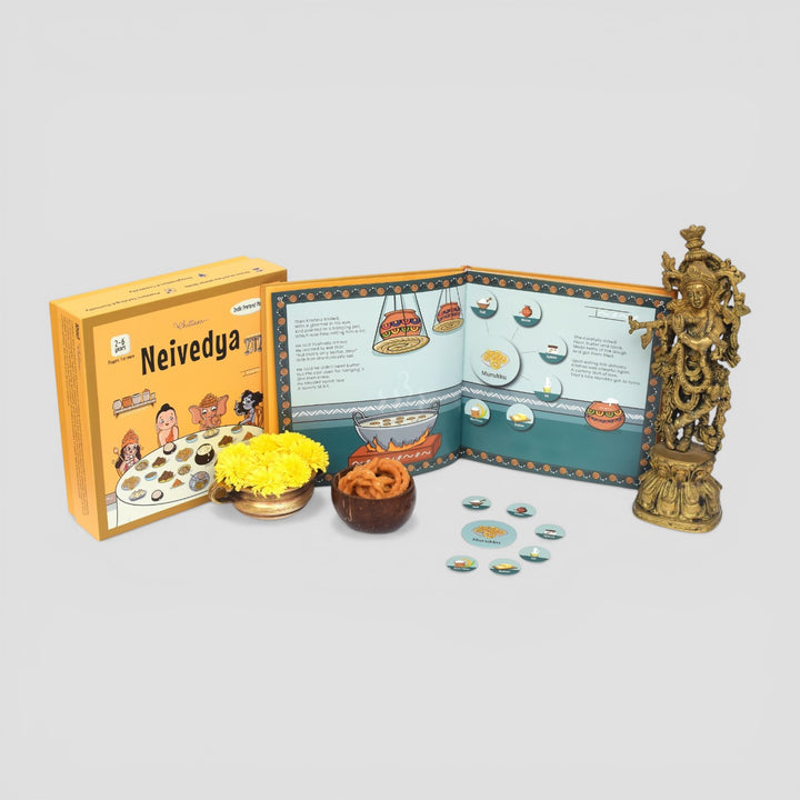 Neivedya | Indic Pretend Play Kit for Kids | Culture & Learning | 2–6 Years