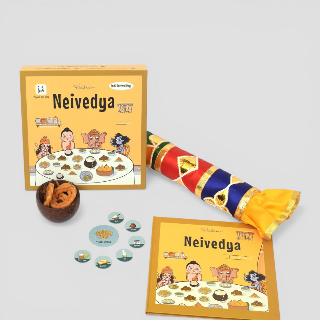 Neivedya | Indic Pretend Play Kit for Kids | Culture & Learning | 2–6 Years