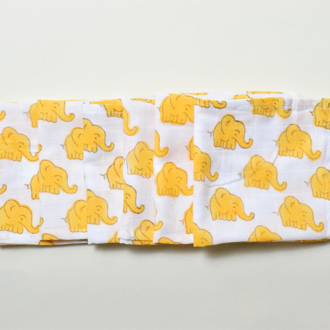 Tiny Trunks Double Layar Wash Cloth | Set of 6