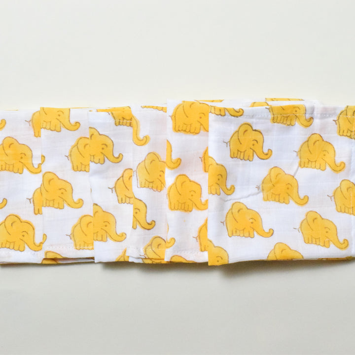 Tiny Trunks Double Layar Wash Cloth | Set of 6