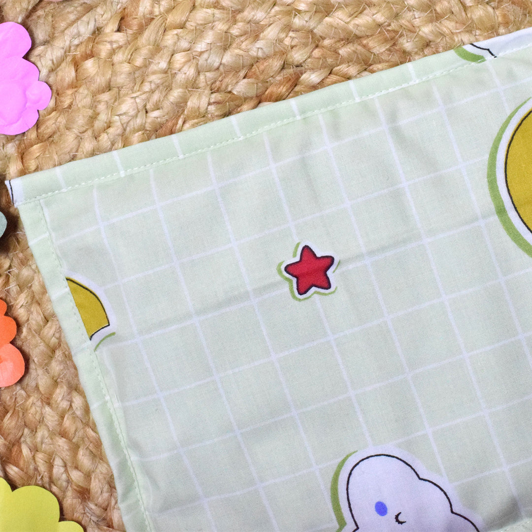 Minty Moon Memory Foam Baby Pillow