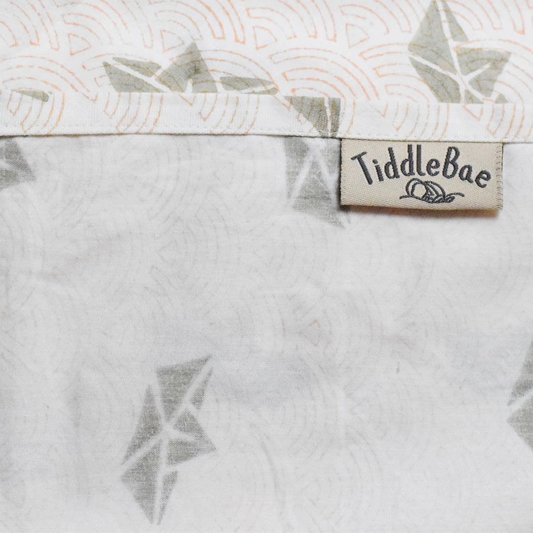 Block Printed Tiny Voyages Crib Sheet