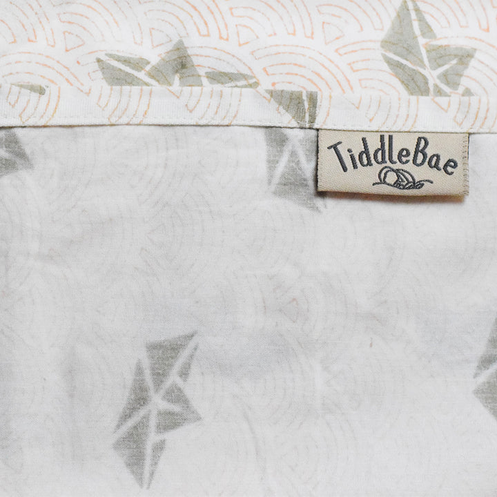 Block Printed Tiny Voyages Crib Sheet