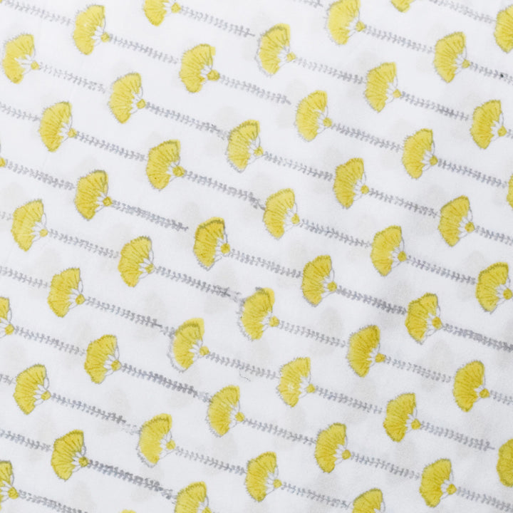 Block Printed Seaside Treasure Crib Sheet