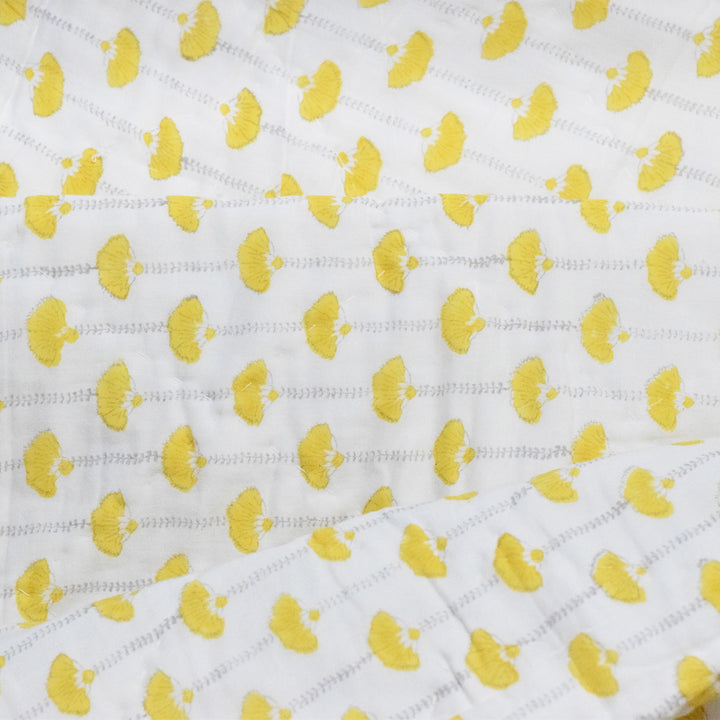 Hand Block Printed Seaside Treasure Quilt/Comforter