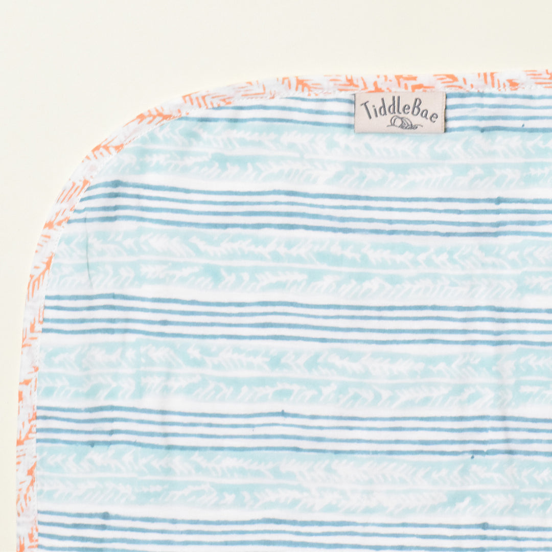 Twinkle Tides Block Printed Premium Cotton Baby Dohar