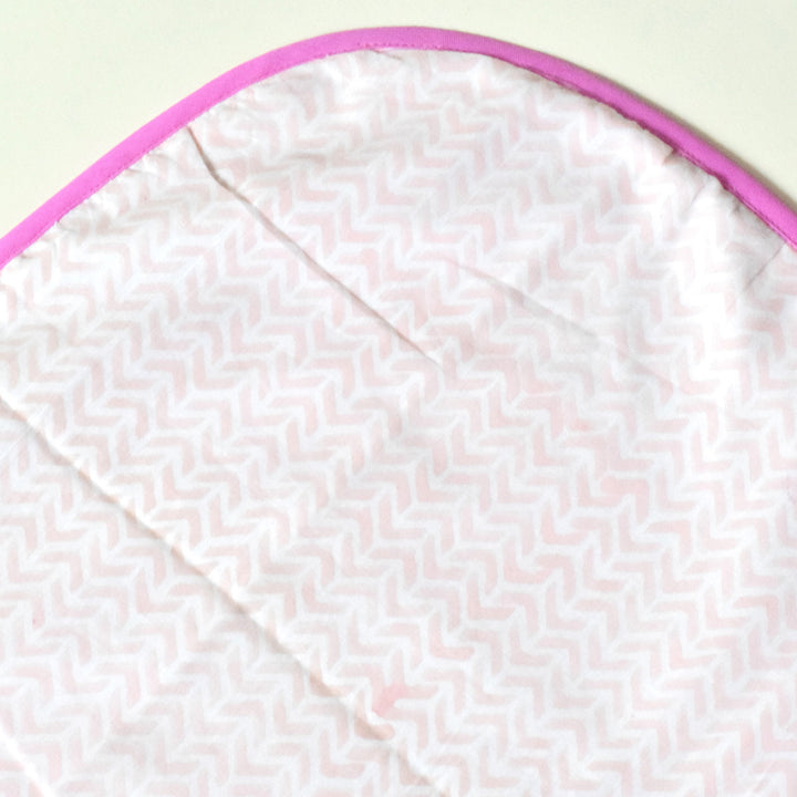 Blush Breeze Block Printed Premium Cotton Baby Dohar