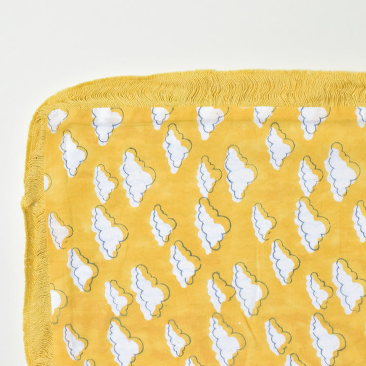 Dreams Afloat Block Printed Premium Cotton Baby Dohar