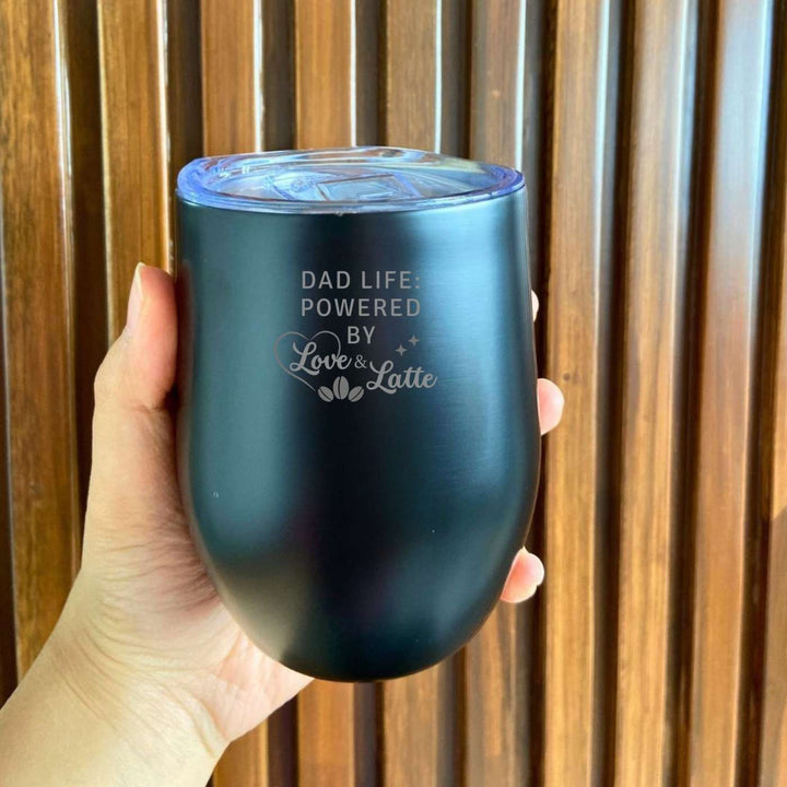Customized Handmade Engraved Dad Life Stainless Steel Tumbler