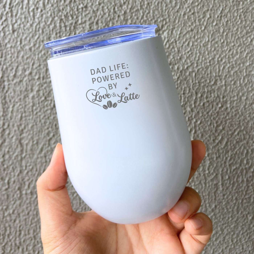 Customized Handmade Engraved Dad Life Stainless Steel Tumbler