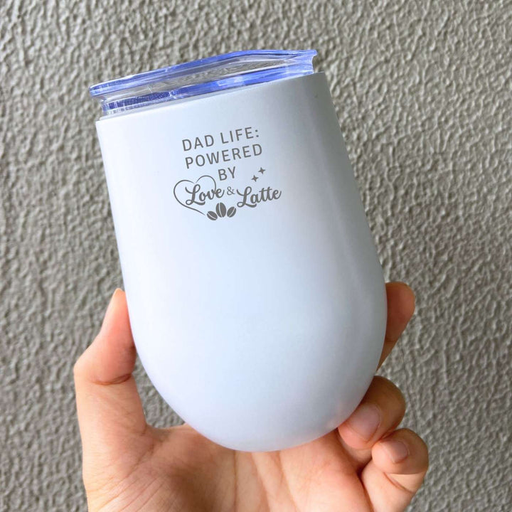 Customized Handmade Engraved Dad Life Stainless Steel Tumbler