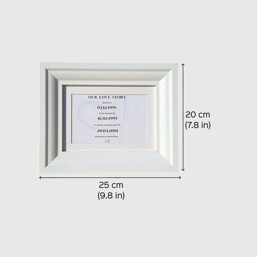 Personalized Handmade Date Theme MDF Wood Decorative Plaque