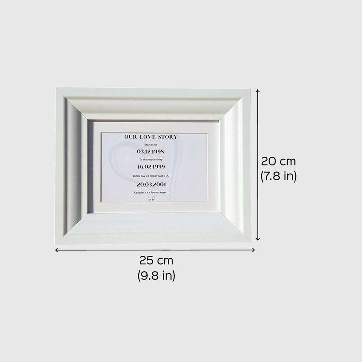 Personalized Handmade Date Theme MDF Wood Decorative Plaque