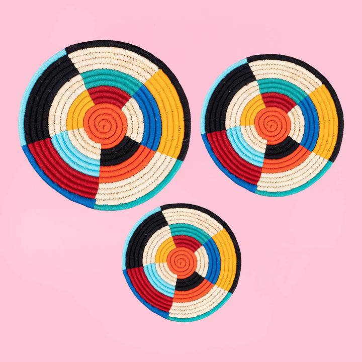 Handcrafted Sabai Grass Wall Plate - Zwende