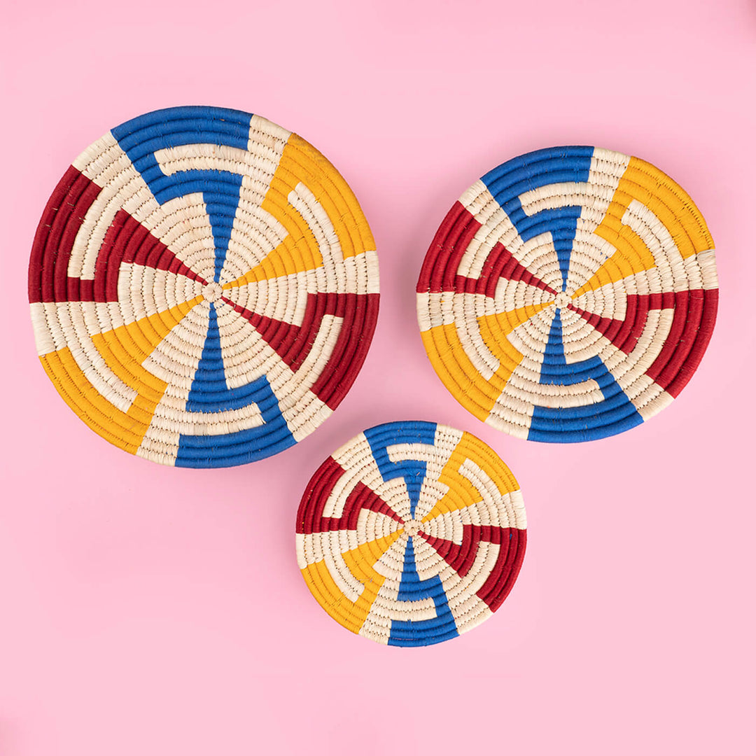 Handcrafted Sabai Grass Wall Plate - Zwende