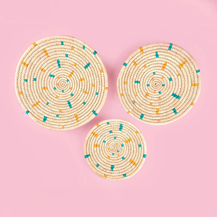 Handcrafted Sabai Grass Wall Plate - Zwende