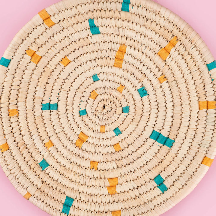 Handcrafted Sabai Grass Wall Plate - Zwende
