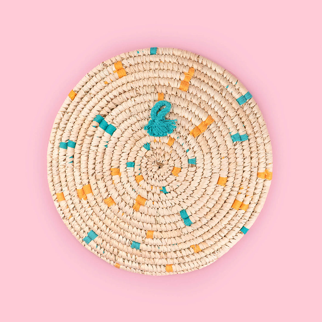 Handcrafted Sabai Grass Wall Plate - Zwende