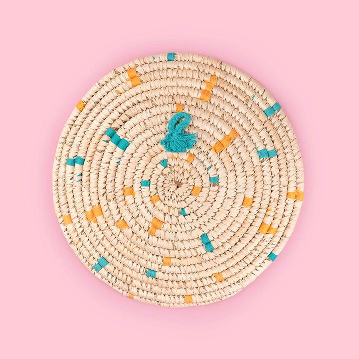 Handcrafted Sabai Grass Wall Plate - Zwende