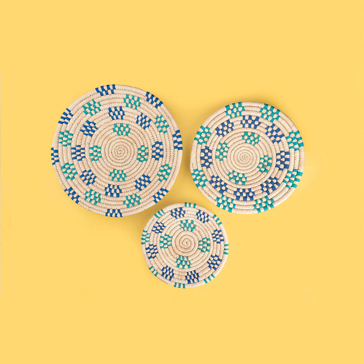 Handcrafted Sabai Grass Wall Plate - Zwende