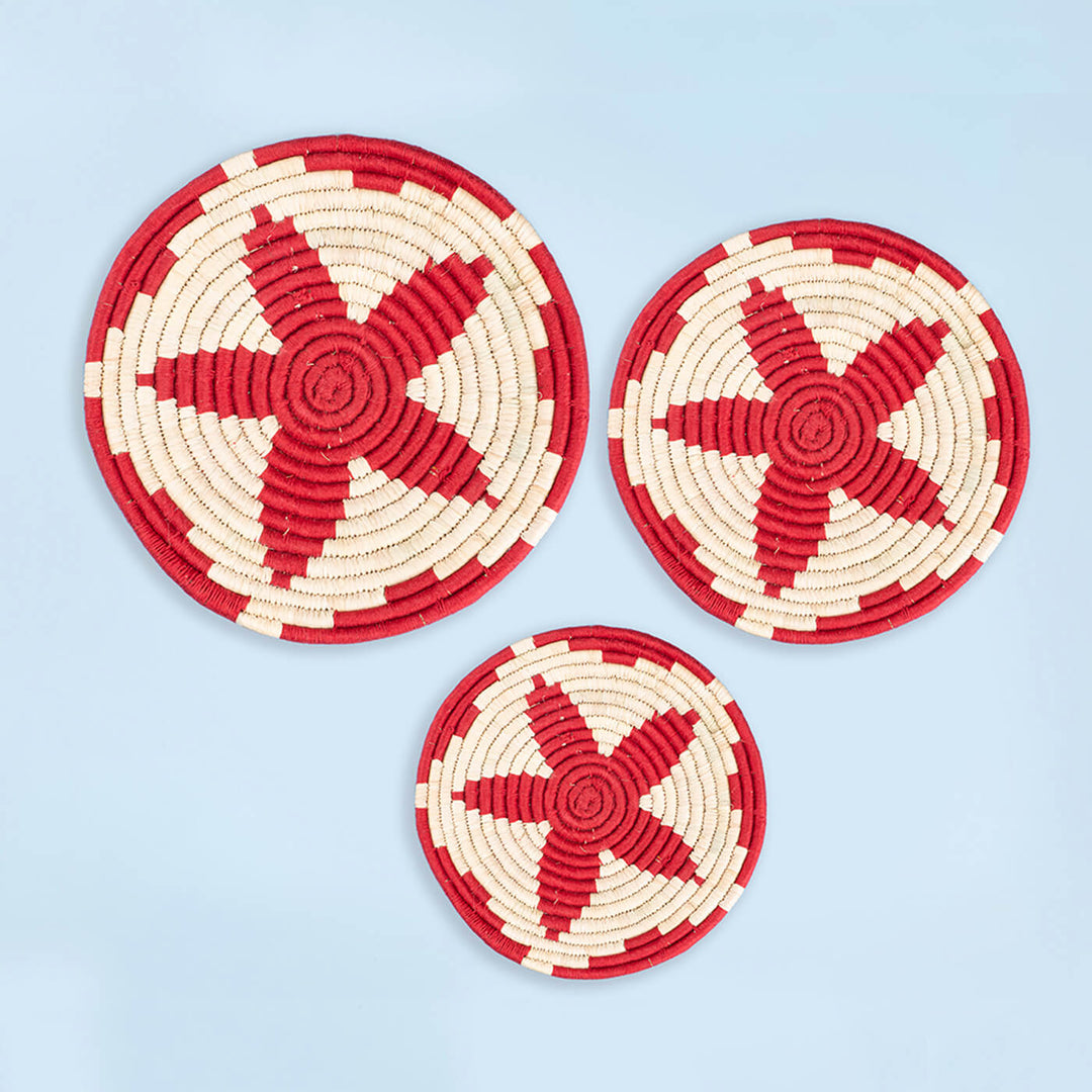Handcrafted Sabai Grass Wall Plate - Zwende