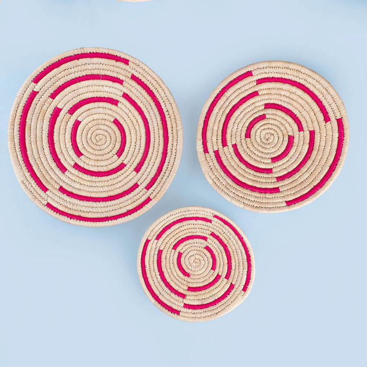 Handcrafted Sabai Grass Wall Plate - Zwende