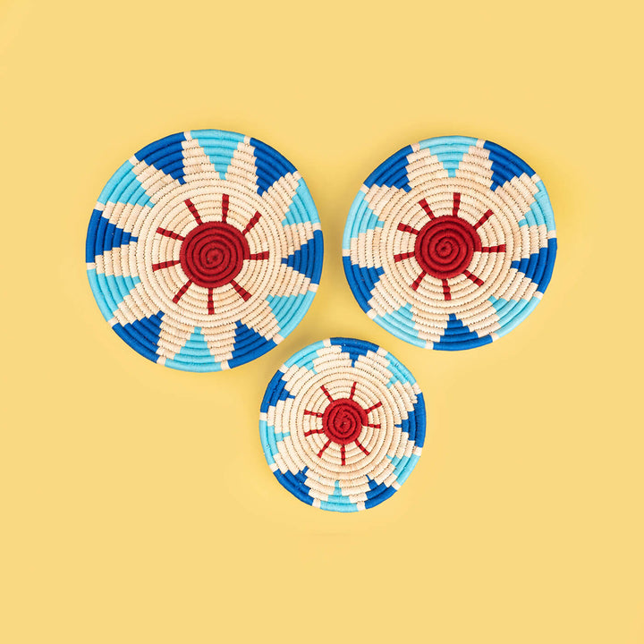 Handcrafted Sabai Grass Wall Plate - Zwende