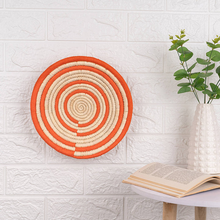 Handcrafted Sabai Grass Wall Plate - Zwende
