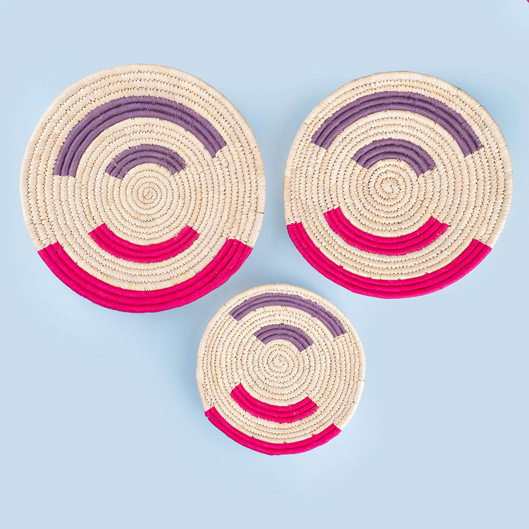Handcrafted Sabai Grass Wall Plate - Zwende